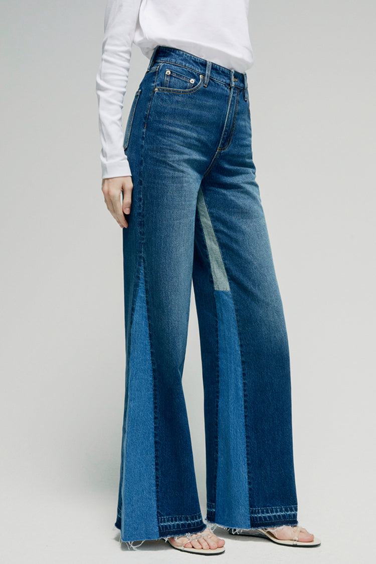 Hey Joanie Shadow Split Wideleg Jeans in Isn't Anything view 7 - Hey Joanie Jeans Review (bottom)