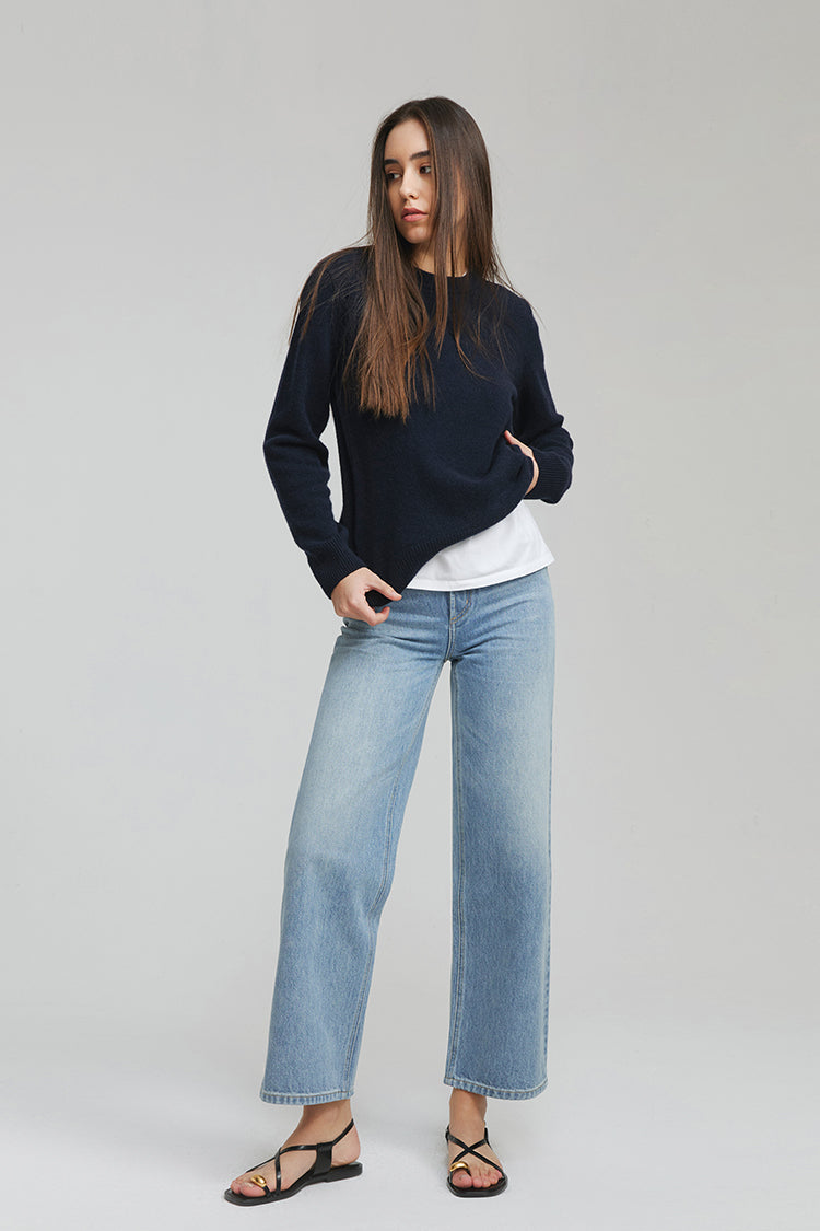 Hey Joanie the Cityer Crop Wide Jeans in Hey Nineteen view 2 - Hey Joanie Jeans Review (bottom)
