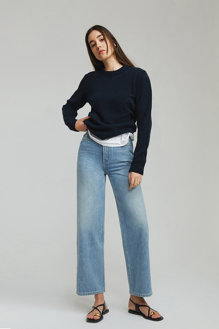 Hey Joanie the Cityer Crop Wide Jeans in Hey Nineteen view 3 - Hey Joanie Jeans Review (bottom)