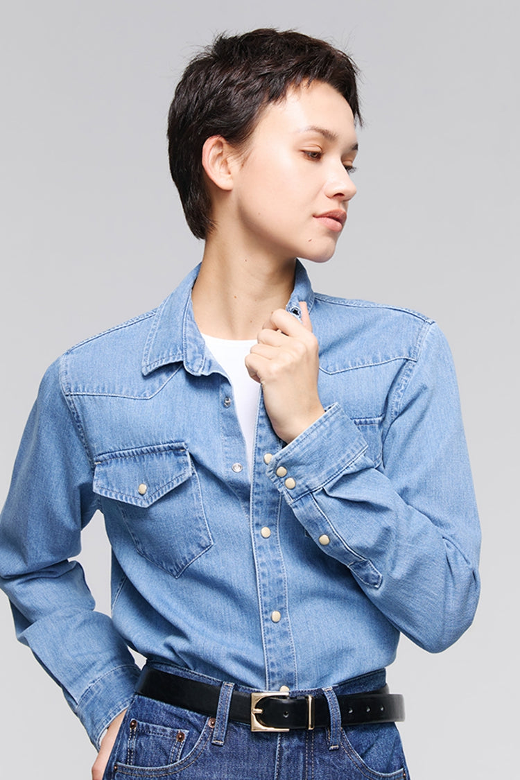 Hey Joanie the Freeway Classic Western Shirt view 8 (top)