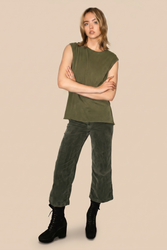 Breezy Tank - Olive