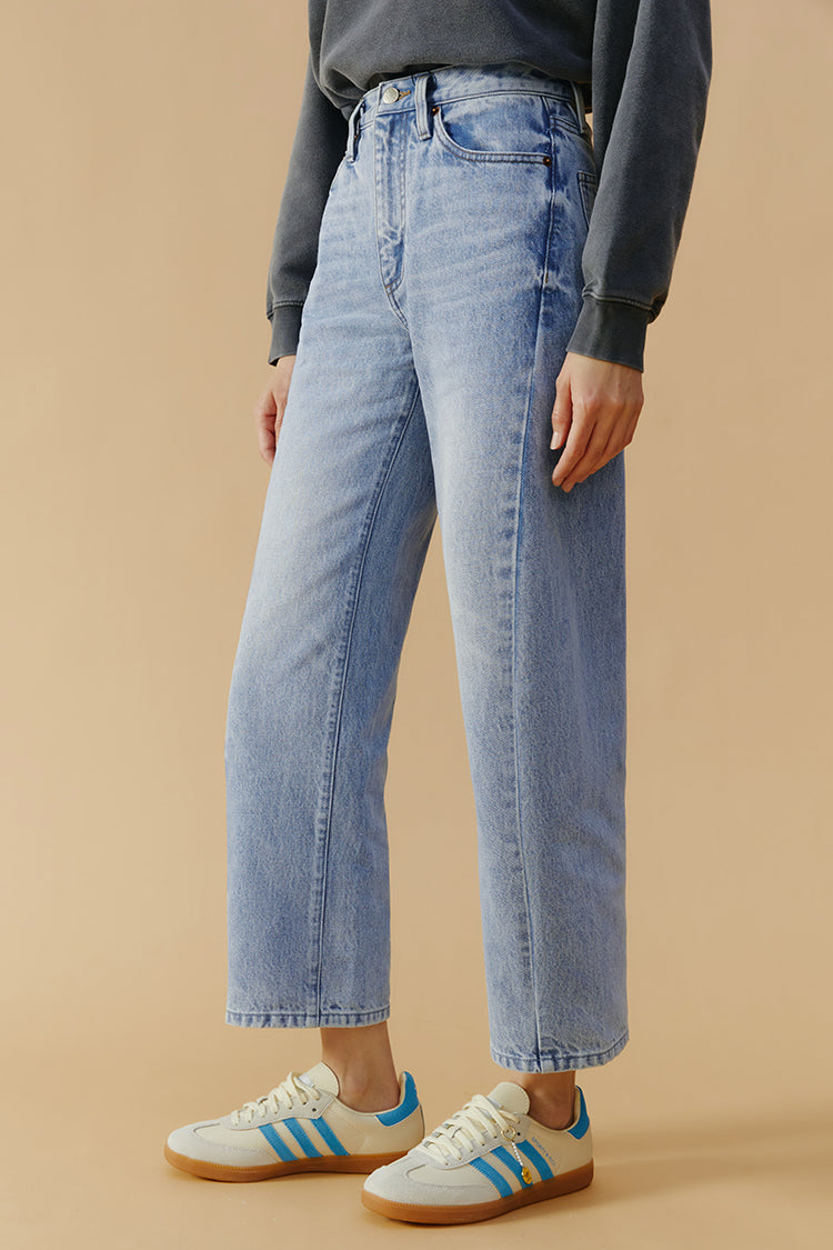 High-line Curve Ankle Jeans - MeeeShop Women's Fashion
