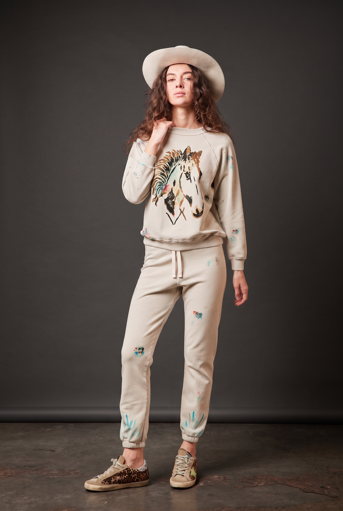 High Plains Stencil Joggers in S view 2 - High Fashion Joggers (bottom)