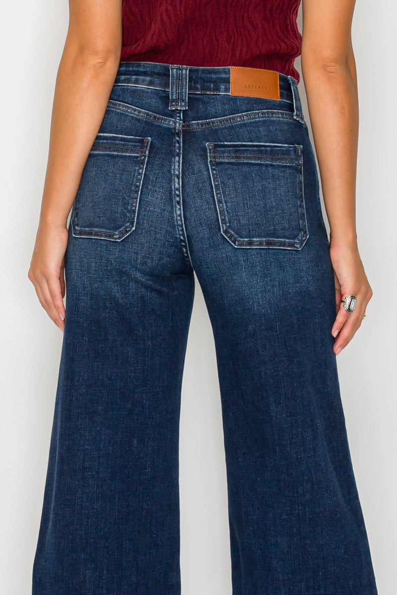 High Rise A-wide Leg Fit Jeans in 11 (29) view 6 - High-Waisted - High Rise Jeans Women (bottom)