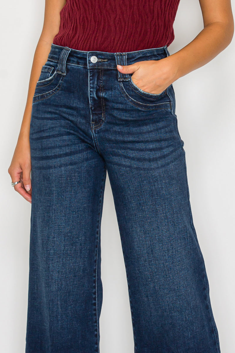 High Rise A-wide Leg Fit Jeans in 7 (27) view 4 - High-Waisted - High Rise Jeans Women (bottom)