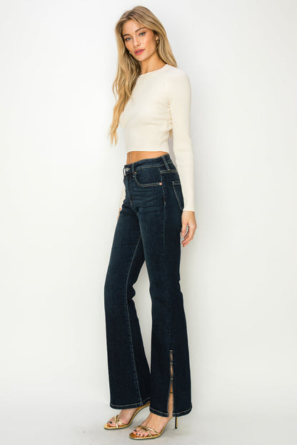 High Rise Flare Jeans in 13 (30) view 7 - High-Waisted - High Rise Jeans Women (bottom)