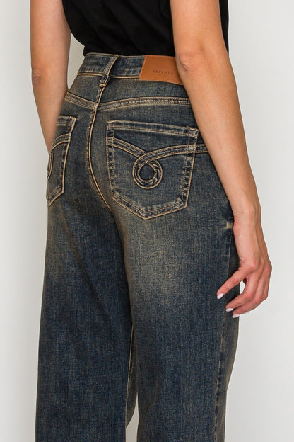 High Rise Relaxed Flare Leg Jeans view 13 - High-Waisted - High Rise Jeans Women (bottom)