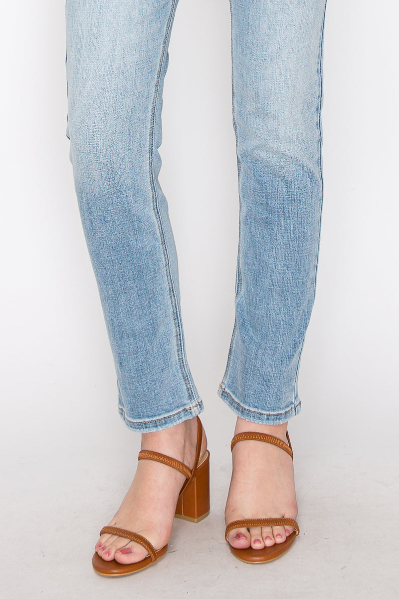 high rise straight High Rise Straight Leg Jeans view 14 (bottom) - shop at us.meeeshop