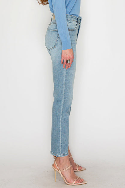 High Rise Straight Leg Jeans in 15 (31) view 8 - High-Waisted - High Rise Jeans Women (bottom)