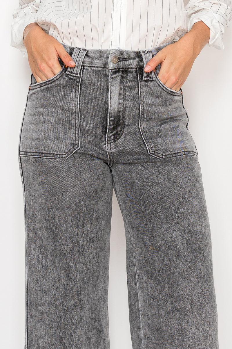 High Rise the Perfect Palazzo Jeans in 11 (29) view 5 - High-Waisted - High Rise Jeans Women (bottom)
