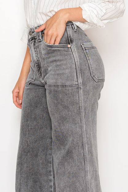 High Rise the Perfect Palazzo Jeans in 13 (30) view 6 - High-Waisted - High Rise Jeans Women (bottom)