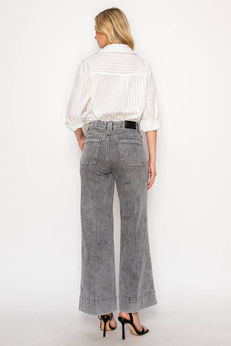 High Rise the Perfect Palazzo Jeans view 10 - High-Waisted - High Rise Jeans Women (bottom)