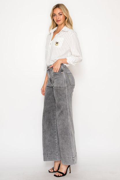High Rise the Perfect Palazzo Jeans view 9 - High-Waisted - High Rise Jeans Women (bottom)