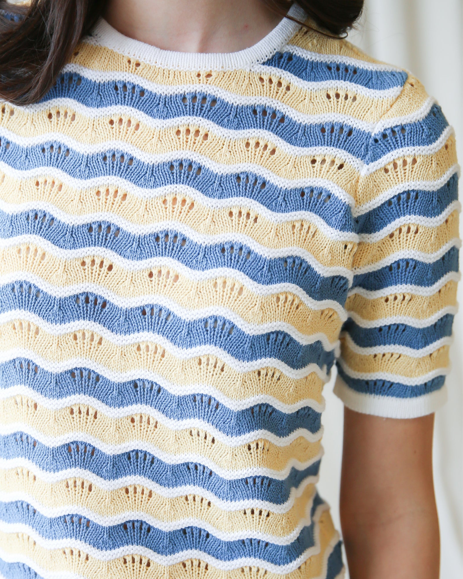 High Tides Sweater in S view 2 - High Tide Sweater (top)