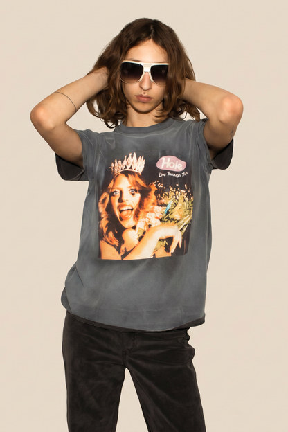 Hole Live Through This Unisex Tee in M view 3 - Hole Live Through This T-Shirt (top)