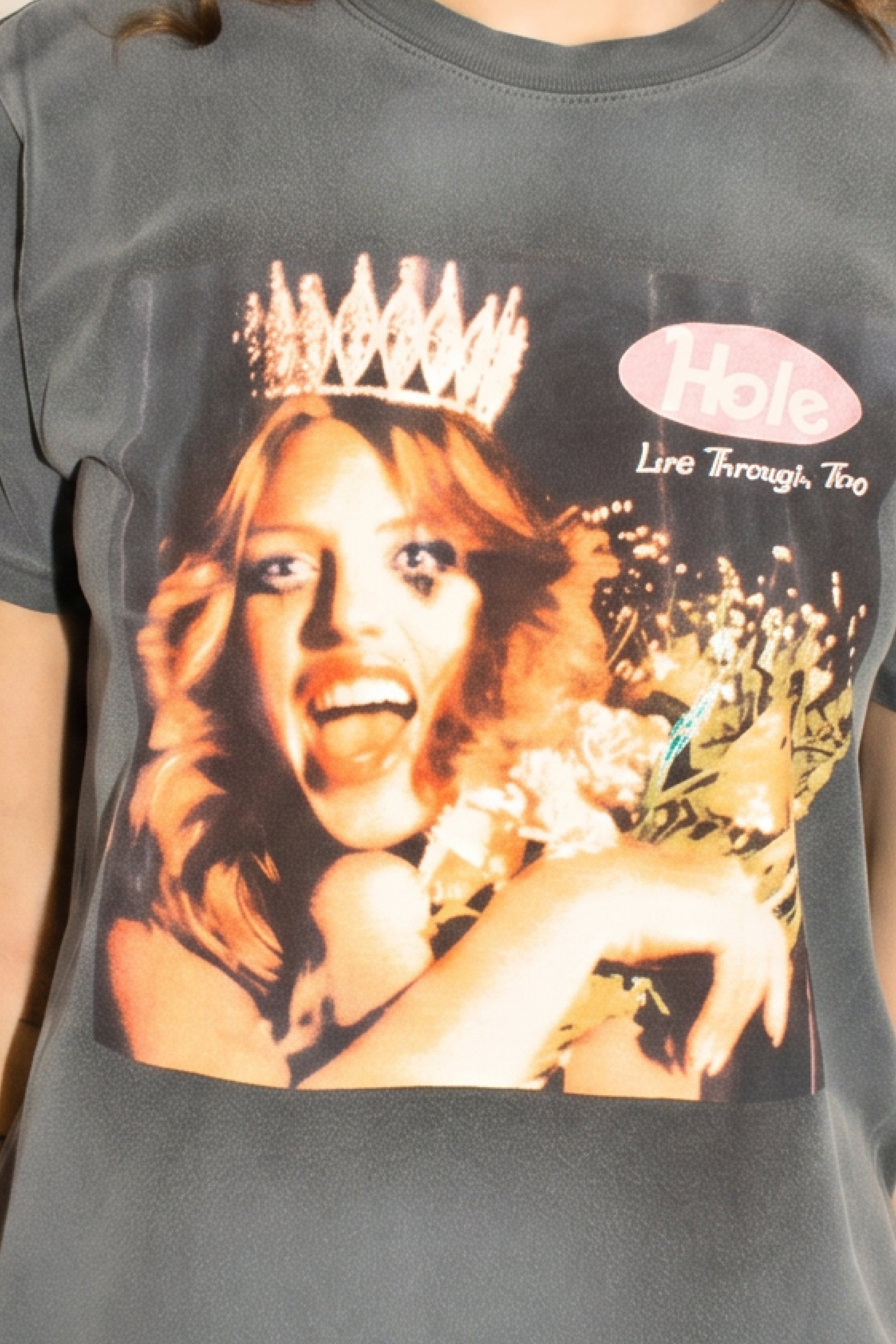 Hole Live Through This Unisex Tee in S view 2 - Hole Live Through This T-Shirt (top)