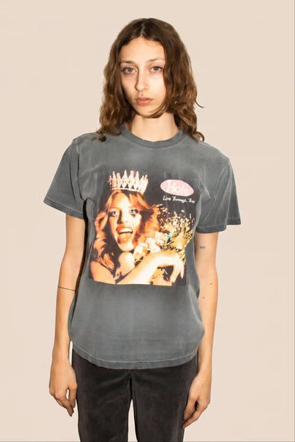 Hole Live Through This Unisex Tee in XS - Hole Live Through This T-Shirt (top)