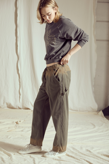 Holly Jolly Sweatshirt in L view 4 - Holly Jolly Sweatshirt Women (top)