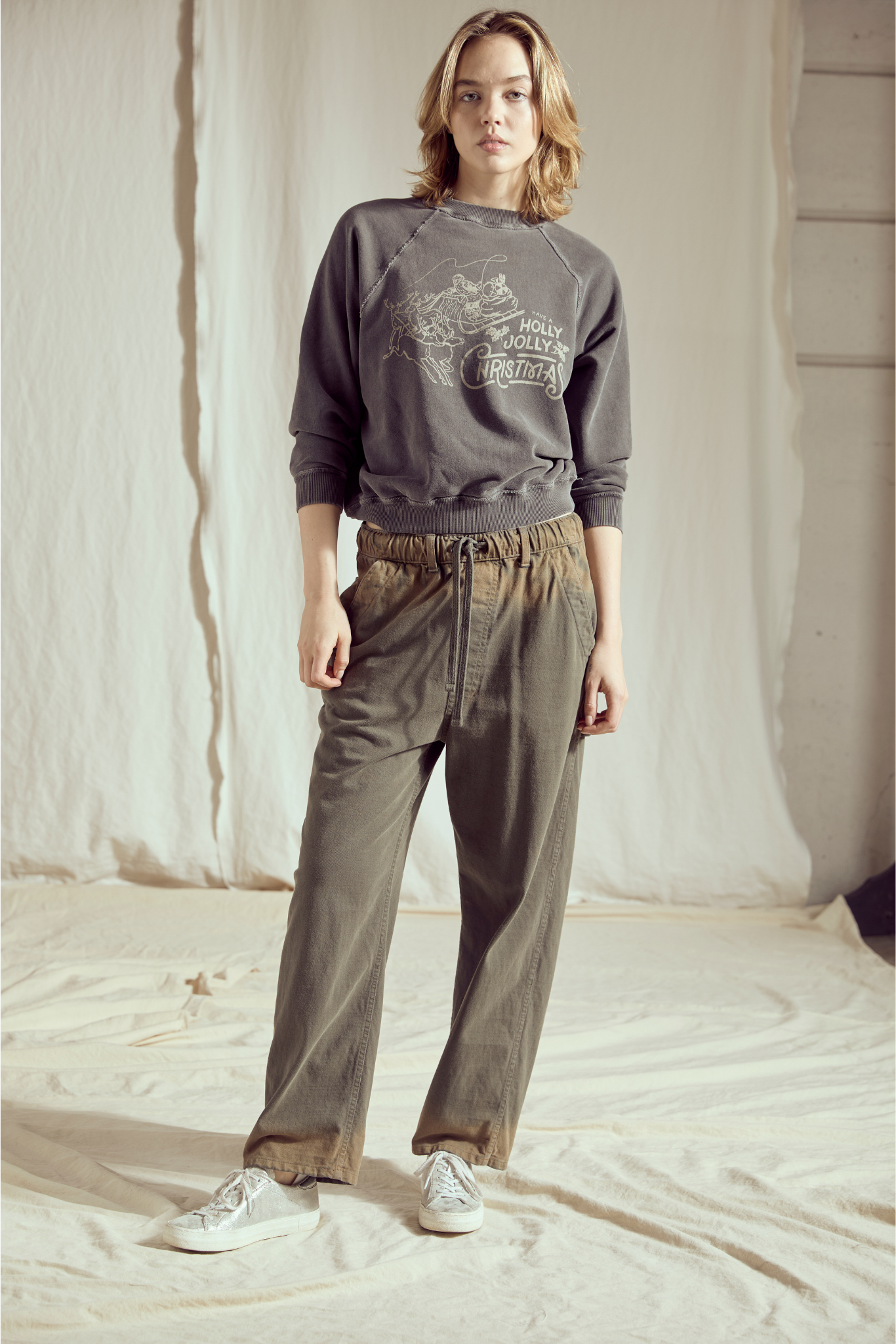 Holly Jolly Sweatshirt in XL view 5 - Holly Jolly Sweatshirt Women (top)