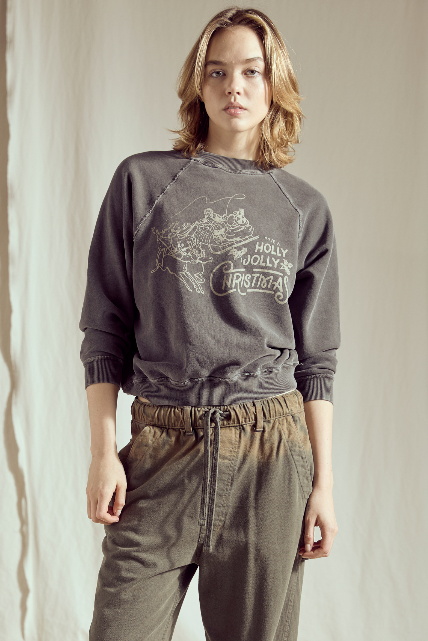 Holly Jolly Sweatshirt in XS - Holly Jolly Sweatshirt Women (top)