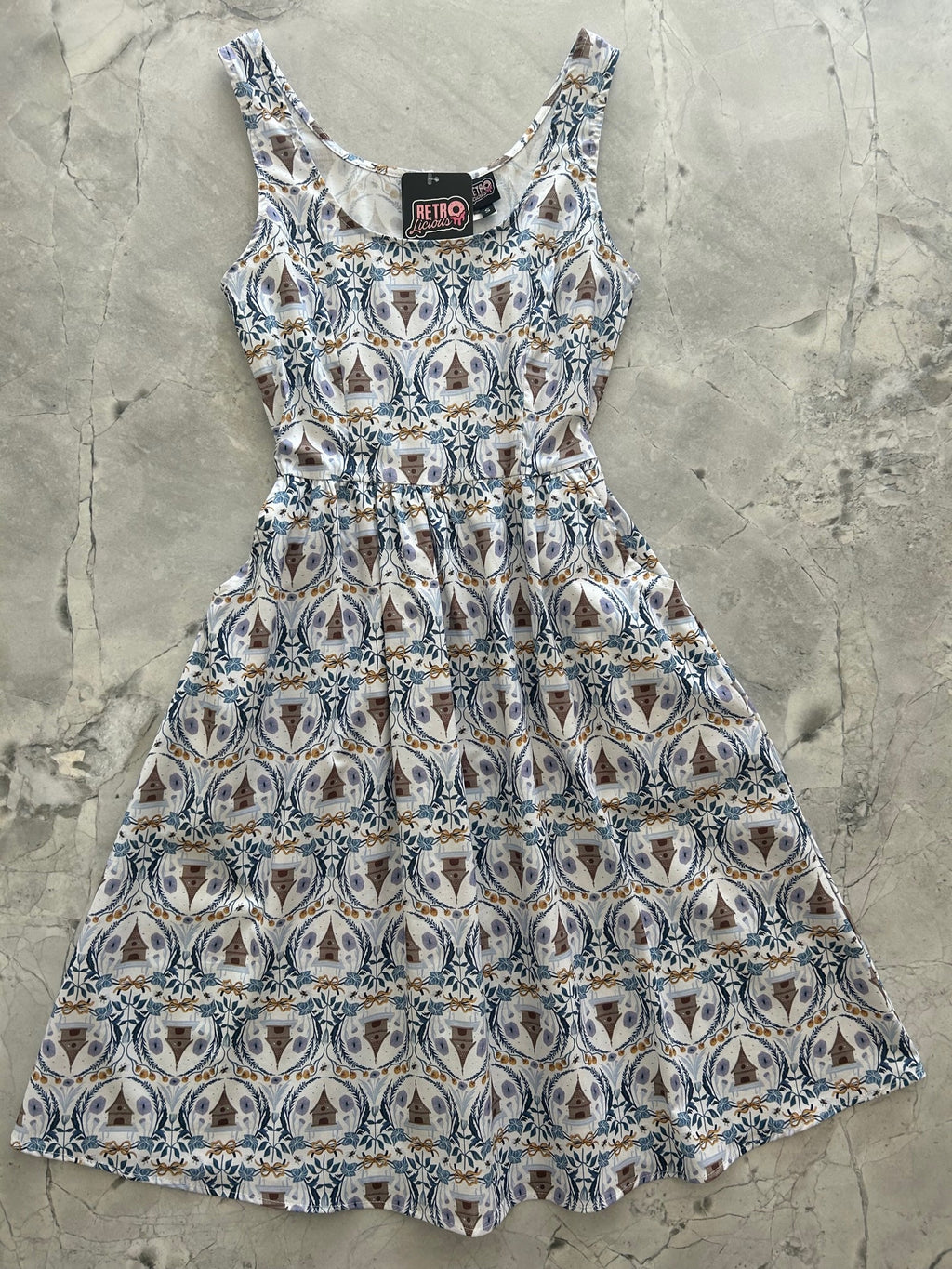 Honey I'm Home Fit & Flare Dress XL view 5 (dress) - honey house dress, honey home clothes, honey musta - shop at us.meeeshop