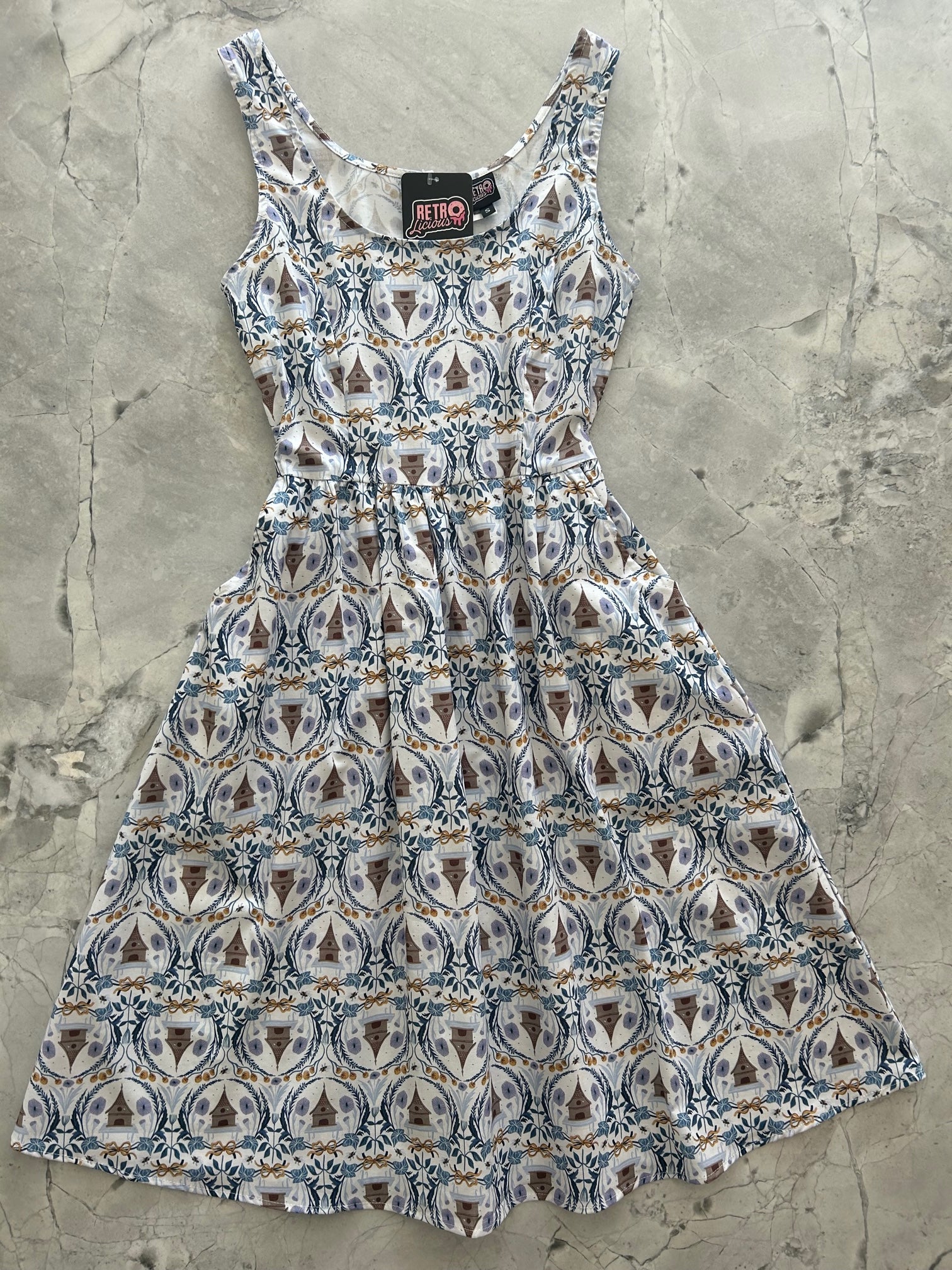 Honey I'm Home Fit & Flare Dress in XL view 5 - Honey House Dress