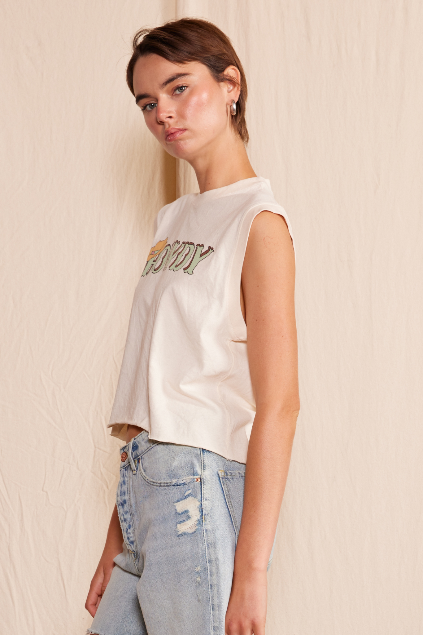 howdy tank "howdy" Tank view 3 (top) - shop at us.meeeshop