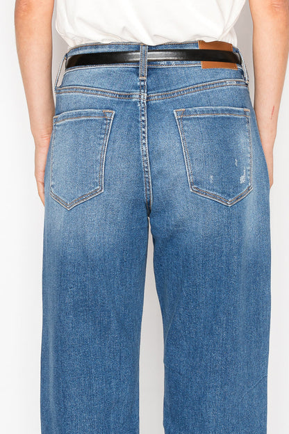 Hybrid High Rise Straight Leg Jeans view 9 - High-Waisted (bottom)