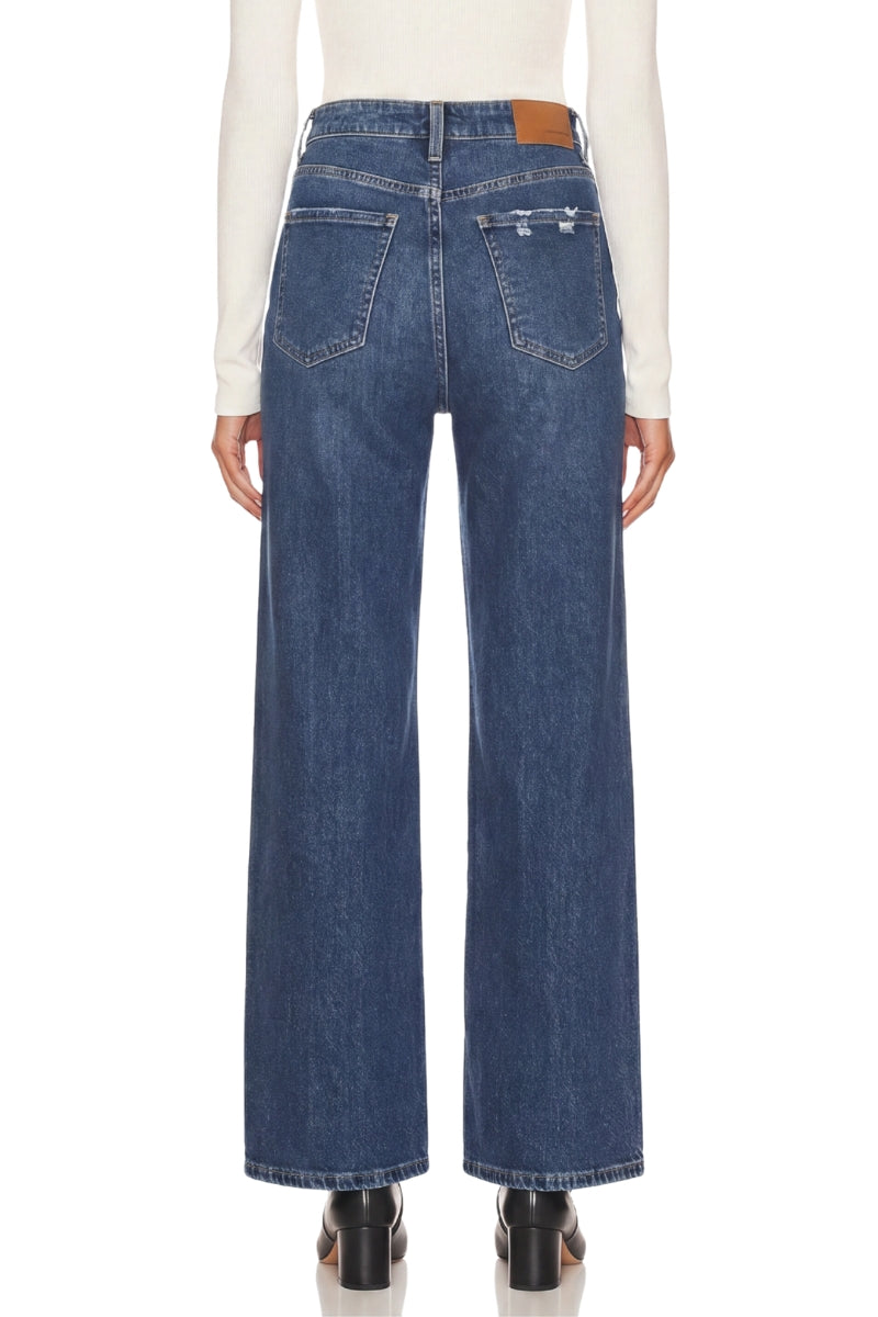 Hybrid Ultra High Rise Relaxed Flare Jeans in Dark wash view 3 - High-Waisted - Ultra Hybrid Pants (bottom)