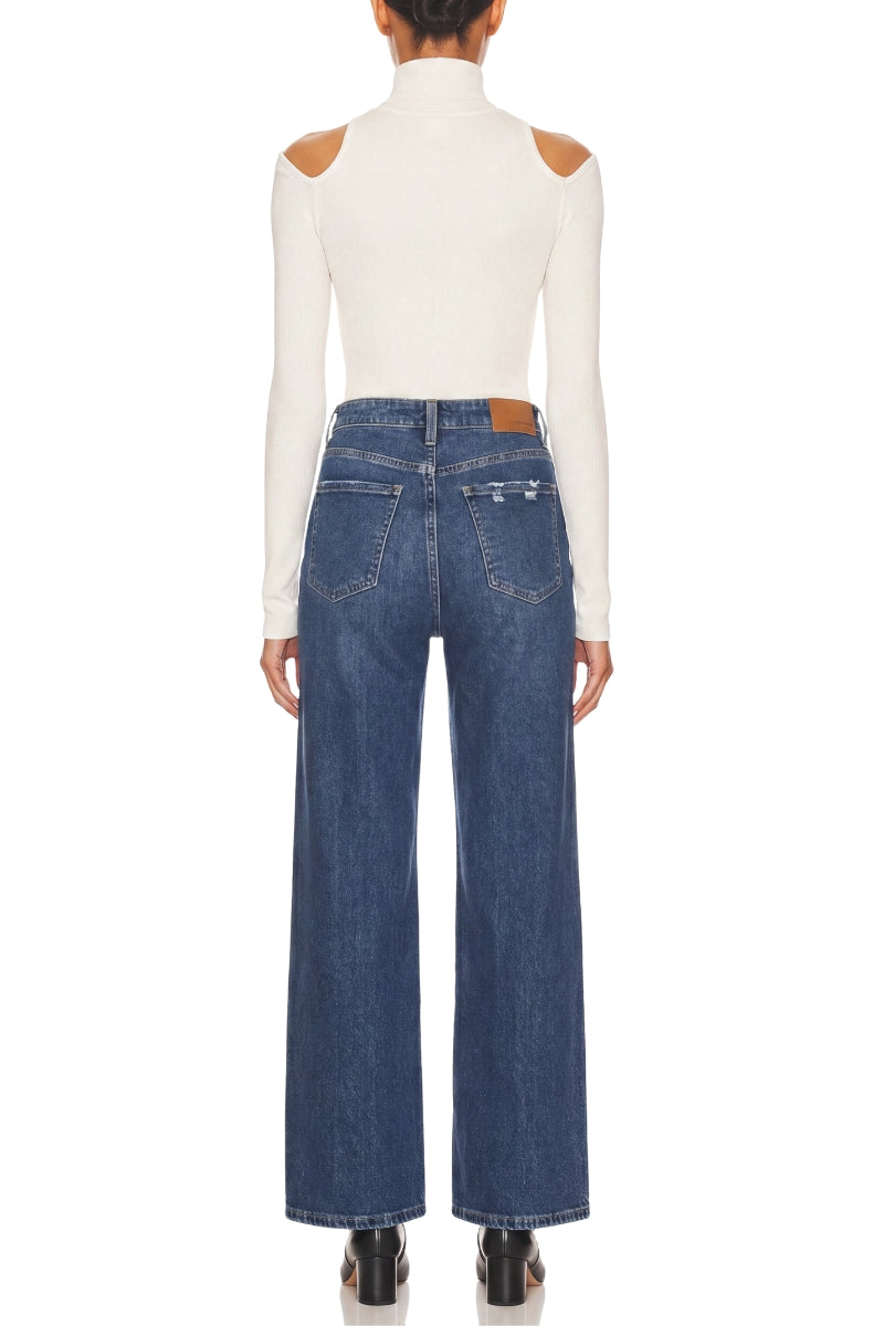 Hybrid Ultra High Rise Relaxed Flare Jeans in Dark wash view 5 - High-Waisted - Ultra Hybrid Pants (bottom)