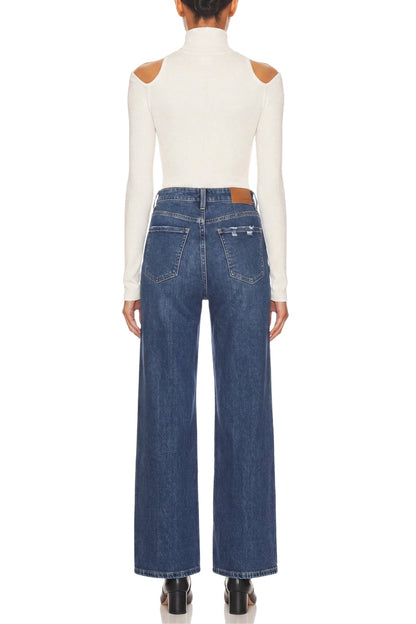 Hybrid Ultra High Rise Relaxed Flare Jeans in Dark wash view 5 - High-Waisted - Ultra Hybrid Pants (bottom)