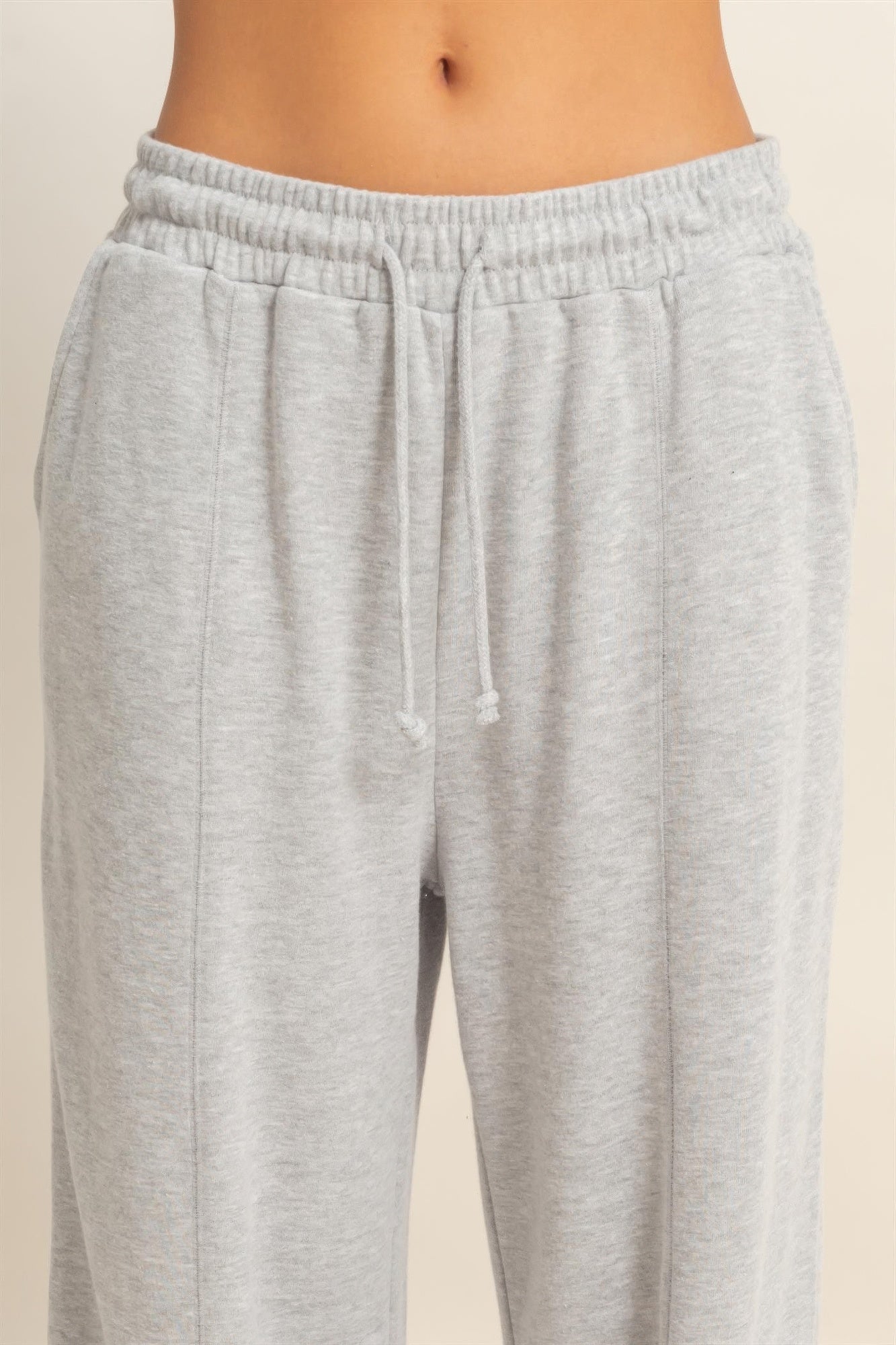 Hyfve Acid Wash French Terry Wide-leg Pants view 23 (bottom)