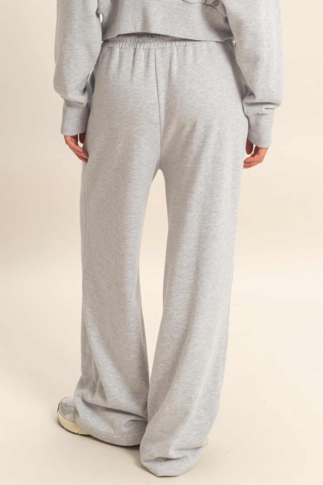 Hyfve Acid Wash French Terry Wide-leg Pants view 25 (bottom)