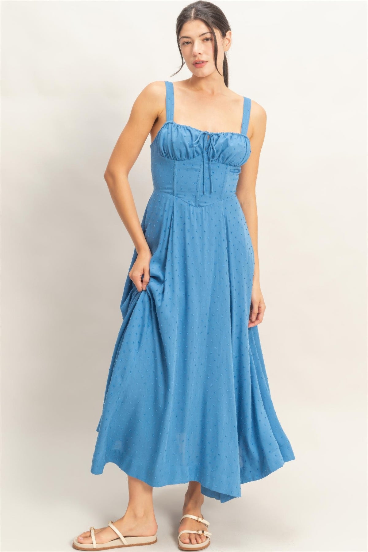Hyfve Boned Tie-back Dress - MeeeShop Women's Fashion