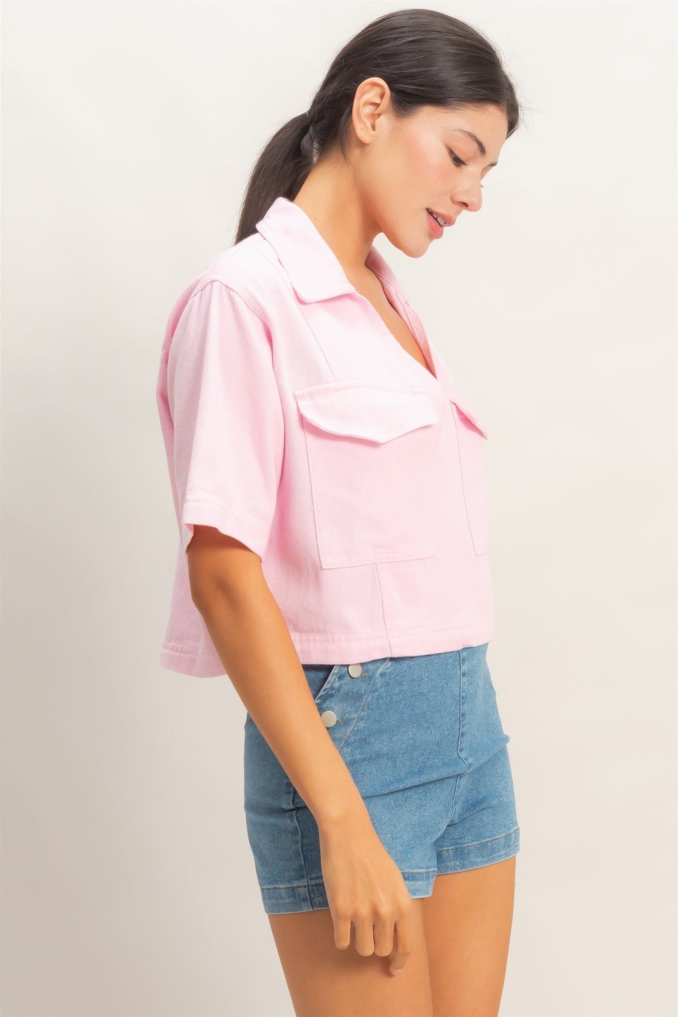 Hyfve Collared V-neck Top view 15 - Hyfve Tops