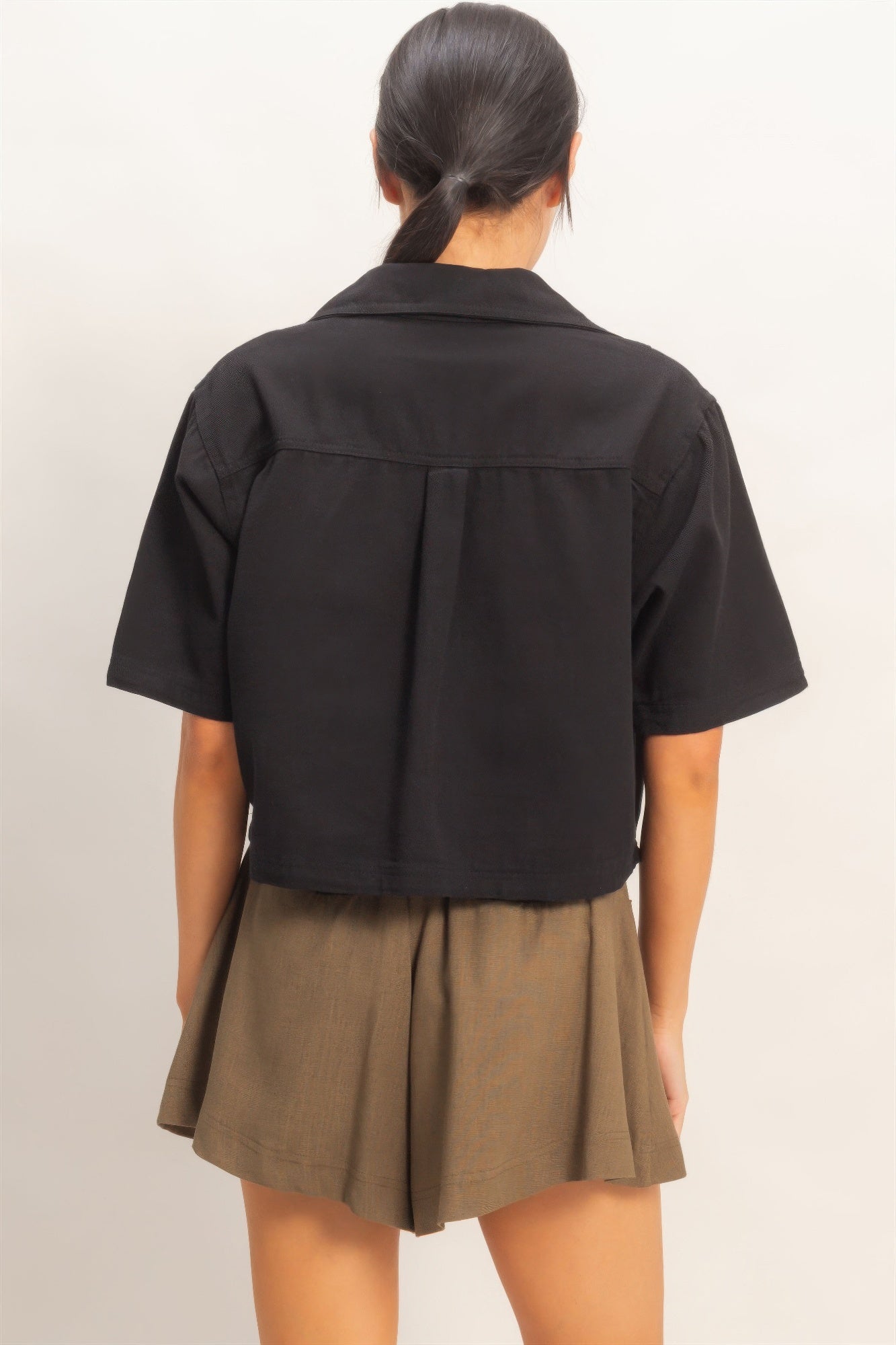 Hyfve Collared V-neck Top view 30 - Hyfve Tops