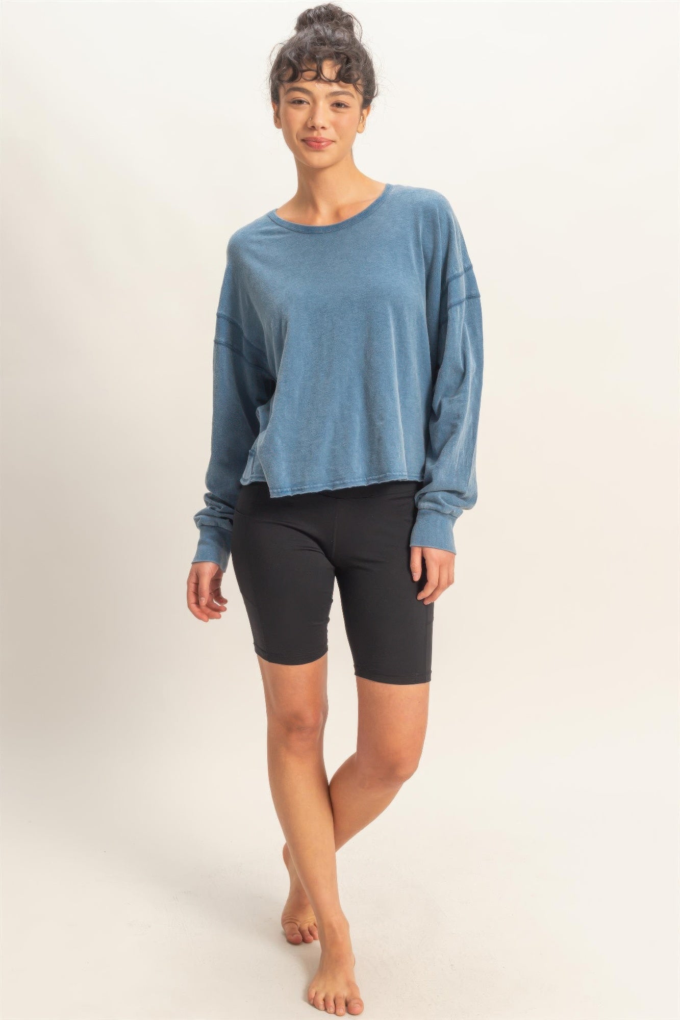 hyfve cross detail Hyfve Cross Detail Open Back Long-sleeve Top view 17 (top) - shop at us.meeeshop