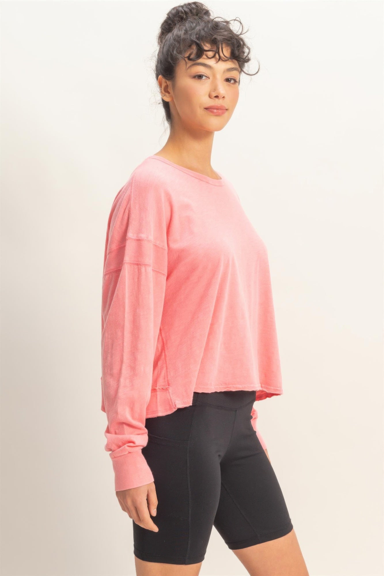hyfve cross detail Hyfve Cross Detail Open Back Long-sleeve Top view 33 (top) - shop at us.meeeshop