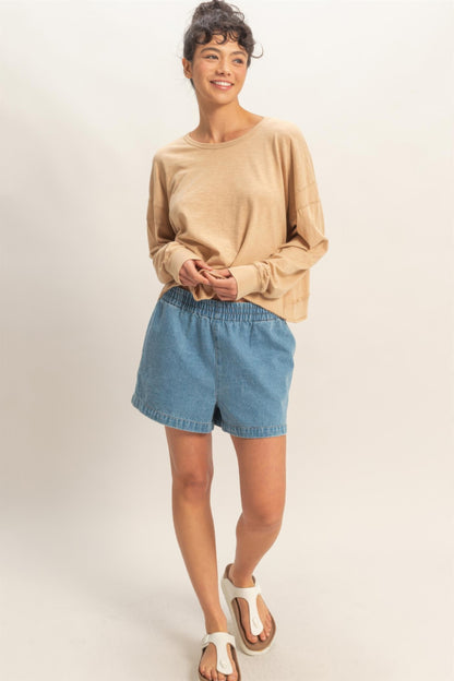 hyfve cross detail Hyfve Cross Detail Open Back Long-sleeve Top view 41 (top) - shop at us.meeeshop