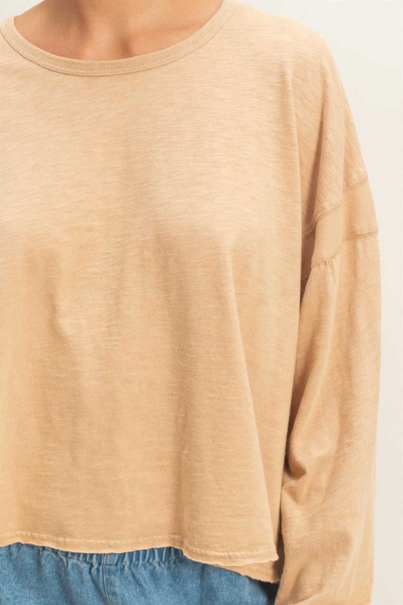 hyfve cross detail Hyfve Cross Detail Open Back Long-sleeve Top view 43 (top) - shop at us.meeeshop