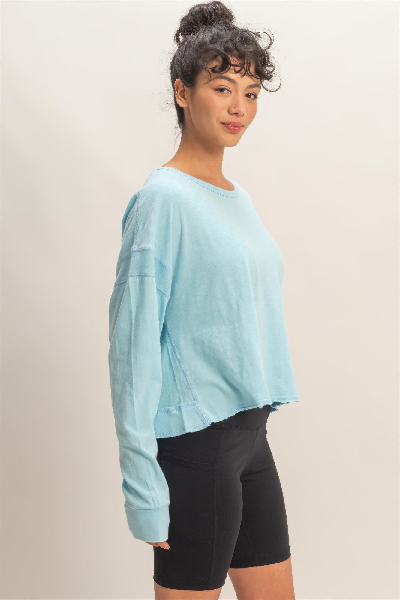 hyfve cross detail Hyfve Cross Detail Open Back Long-sleeve Top view 46 (top) - shop at us.meeeshop