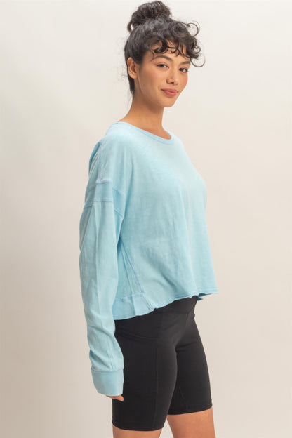 hyfve cross detail Hyfve Cross Detail Open Back Long-sleeve Top view 46 (top) - shop at us.meeeshop
