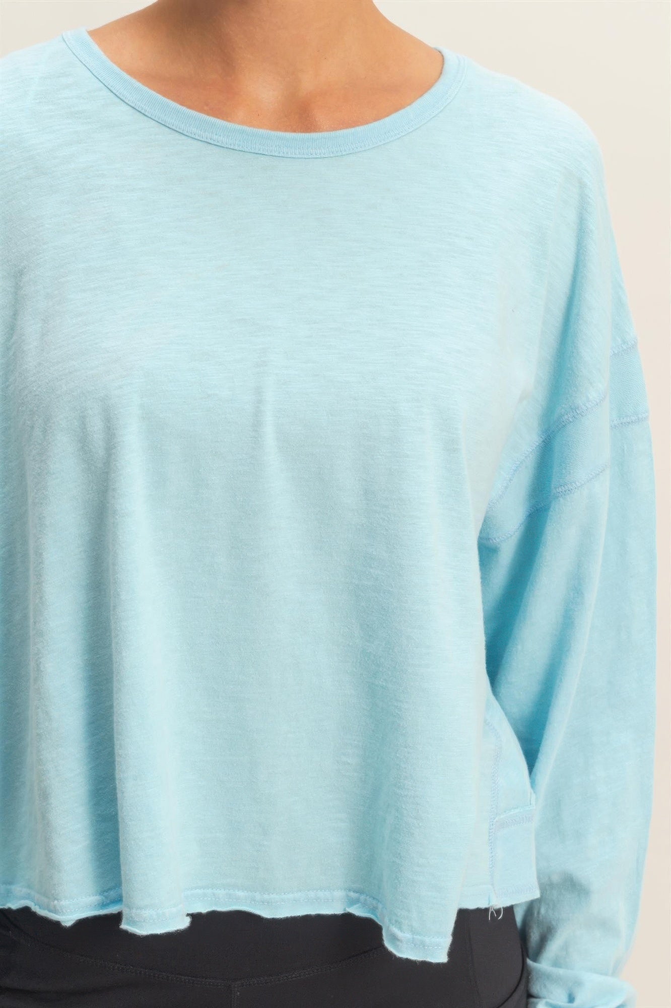 hyfve cross detail Hyfve Cross Detail Open Back Long-sleeve Top view 48 (top) - shop at us.meeeshop