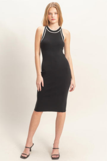 Hyfve Ribbed Sleeveless Dress - MeeeShop Women's Fashion