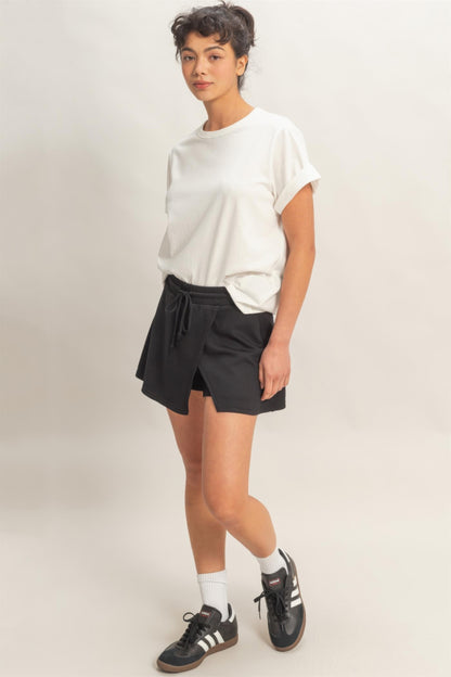 Hyfve Wrap Front Elastic Waist Skort view 25 - Comfort Stretch (skirt)