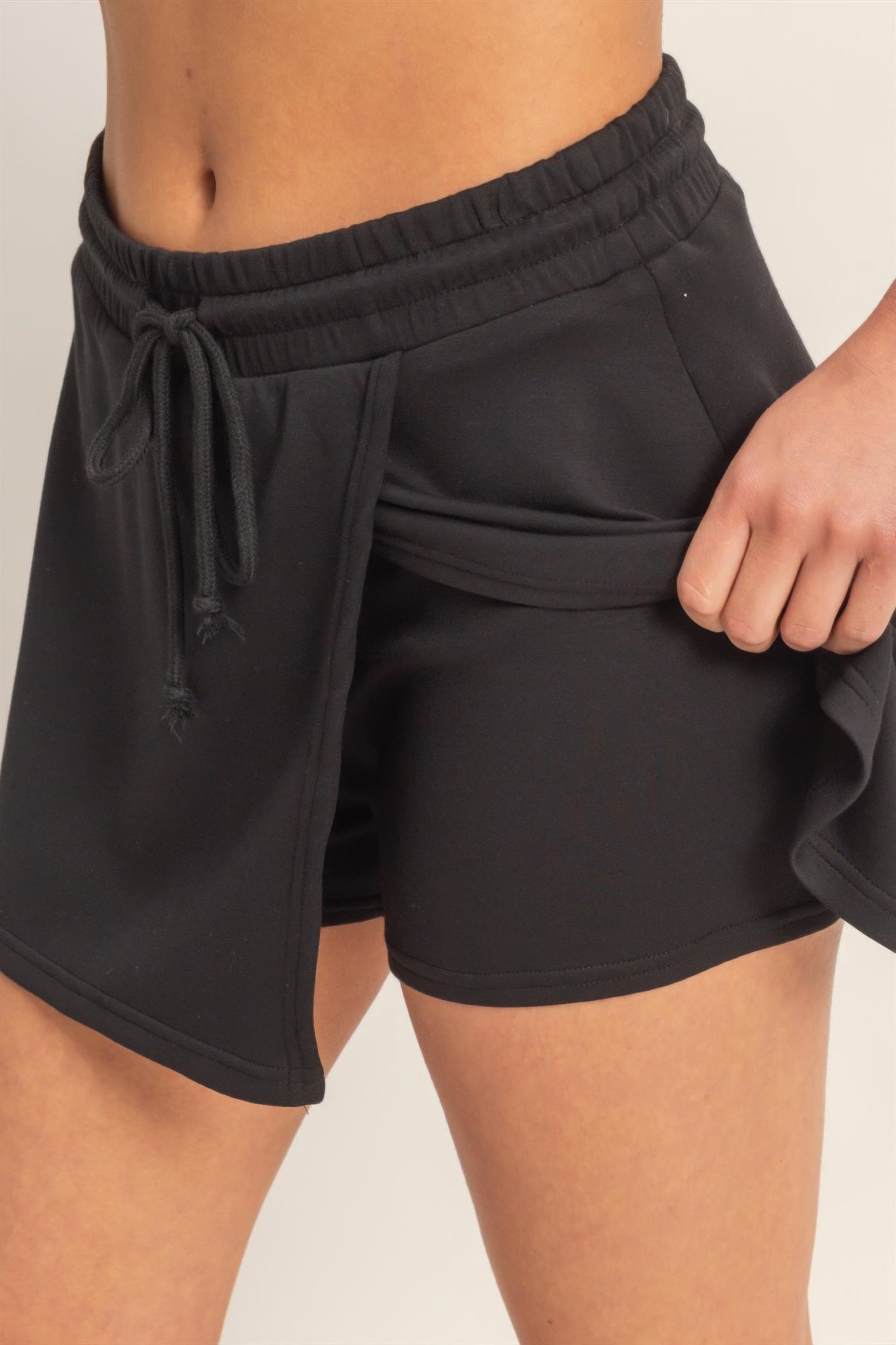 Hyfve Wrap Front Elastic Waist Skort view 26 - Comfort Stretch (skirt)