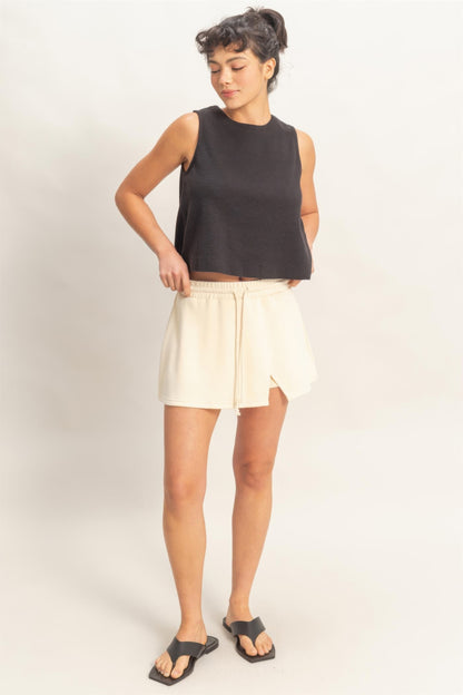 Hyfve Wrap Front Elastic Waist Skort view 30 - Comfort Stretch (skirt)