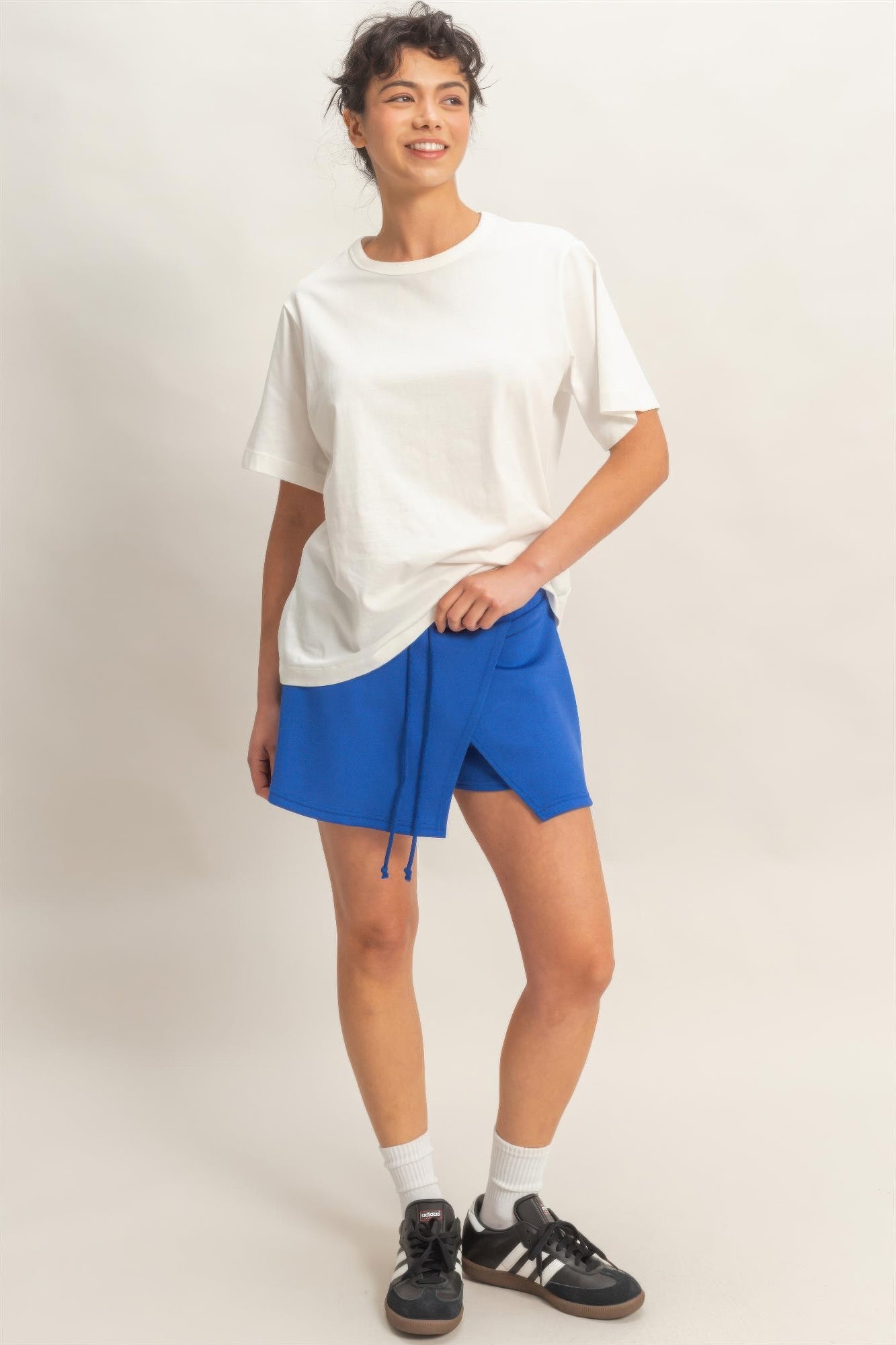 Hyfve Wrap Front Elastic Waist Skort view 49 - Comfort Stretch (skirt)
