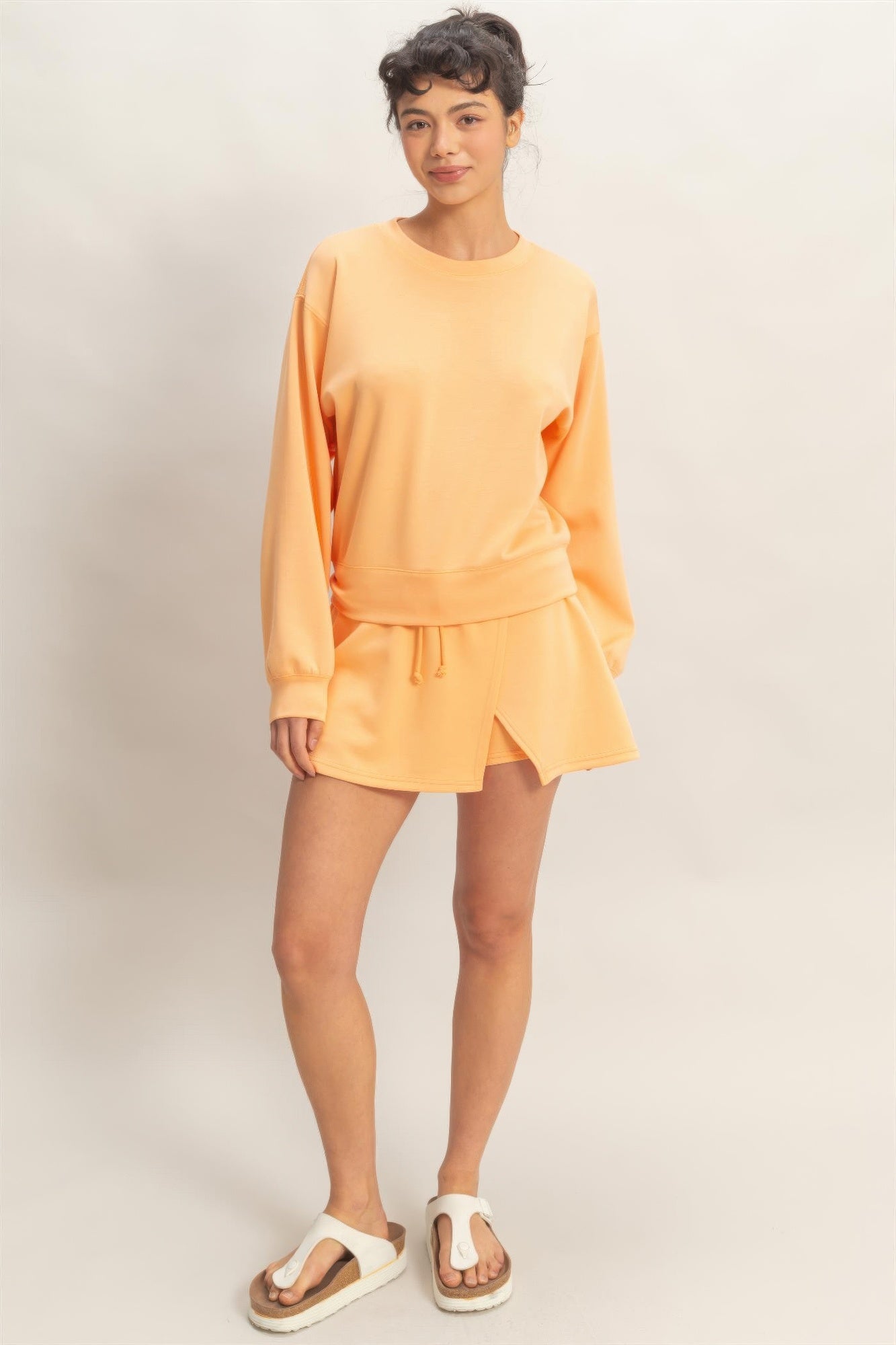 Hyfve Wrap Front Elastic Waist Skort view 7 - Comfort Stretch (skirt)