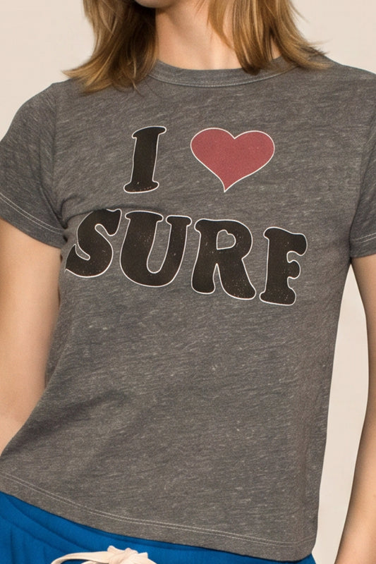 I Love Surf Tee in S view 2 (top)